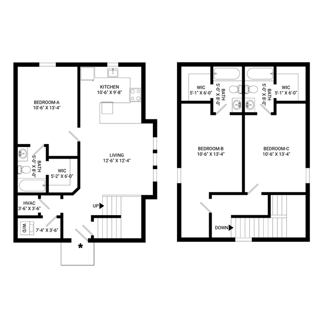 Unit Standard Standard floor plan